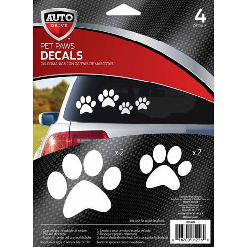 Arizona State Shaped Paw Print Sticker Die Cut Decal Dog Cat Pet Puppy