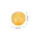 thumbnail image 5 of Circular Bead Buckle Buttons for DIY Crafts Made of Resin in Yellow Color 10pcs, 5 of 5