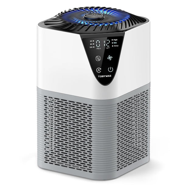 Purificador de aire TDBYWAE para habitaciones grandes 1750 pies² con filtro HEPA H13