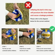 Senston Volleyball Official Size 5 Soft-waterproof Touche Beach Volleyballs indoor and outdoor