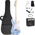 thumbnail image 2 of Guitarra Electrica Accesorios Blanco + Amplificador De Regalo 9v 5a Audiotek, 2 of 8