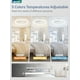 thumbnail image 2 of Ventilador de techo LEDIARY de 20 pulgadas, perfil bajo, regulable, blanco, 2 of 8