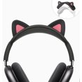 thumbnail image 2 of Redcolurful Cute Cat Ears Protector Covers Wireless Bluetooth-compatible Soft Silicone Headphone Protectors Compatible For Airpods Max, 2 of 9