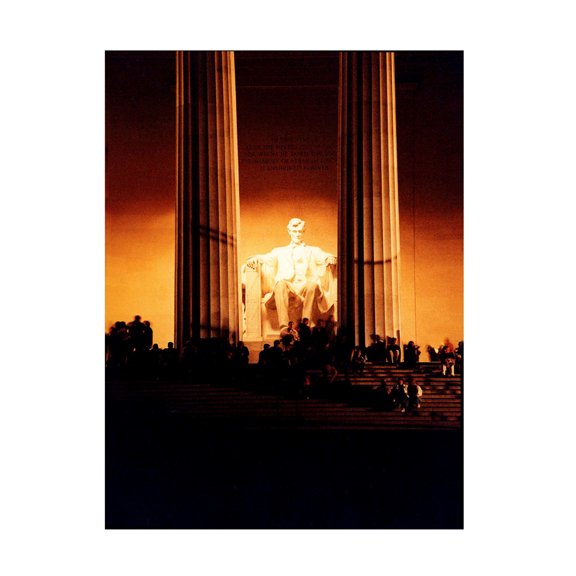 Canvas Wall Art - DANE 'Washington DC 7' Wall Art for Living Room, Bedroom, or Office Décor by Trademark Fine Art - 14 x 19 Inches