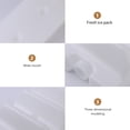 thumbnail image 3 of Tabla de hielo para leche fresca, bolsa de hielo reutilizable, para almacenar leche materna, congelador, enfriador, bebidas, cerveza, contenedor para el hogar, 3 of 5