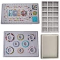 thumbnail image 1 of AMERTEER Bead Design Board Bracelet Flocked Mats Necklace Beading Jewelry Organizer Tray -B, 1 of 7