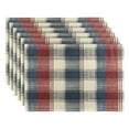 thumbnail image 2 of Multi Color Lines Reversible Placemat Non Slip Coffee Mat 18x12 Inch for Dining, Kitchen, Coffee, 2 of 9