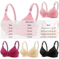 thumbnail image 5 of Bixock Wireless Bra for Women No Underwire Plus Size Seamless Tank Bra Fixed Cups Wide Straps Stretch Casual Home Wear Women Under Wear, 5 of 6