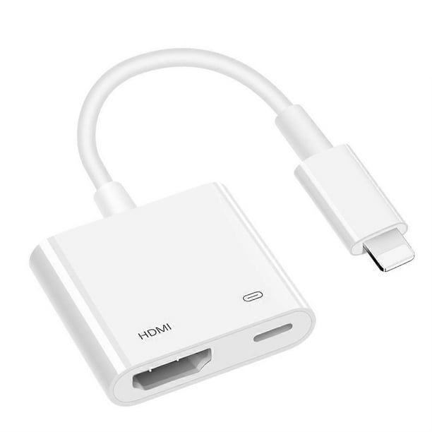 Hdmi Adapter For Iphone, 1080p Digital Av Adapter For I-phone To Tv, Plug And Play Connection Compatible With I-phone 14/13/12/11 /x /xr /xs
