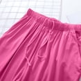 thumbnail image 7 of Yteetum Women's Pajama Shorts Summer Oversized High Waist Drawstring Sleep Bermuda Shorts Women Casual Solid Loose Lightweight Comfy Lounge Pjs Shorts Bottoms, 7 of 7