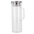 thumbnail image 2 of Botella de agua fría de 1100 ml, jarra transparente para agua fría, jarra para jugo con tapa para uso doméstico, tapa de acero inoxidable., 2 of 14