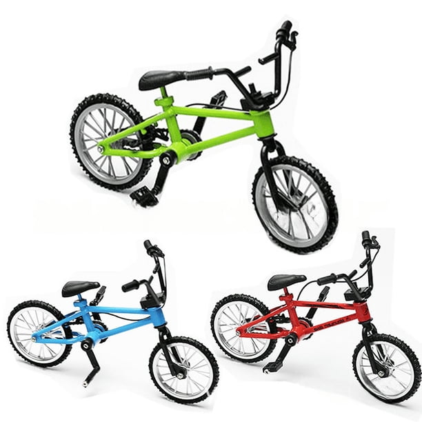 Bicicleta de dedo Simulación creativa Mini aleación Bicicleta Modelo Juguete Adorno