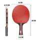 thumbnail image 2 of Raquetas Ping Pong Pelotas Pelotas Profesional Tenis De Mesa rojo, 2 of 5