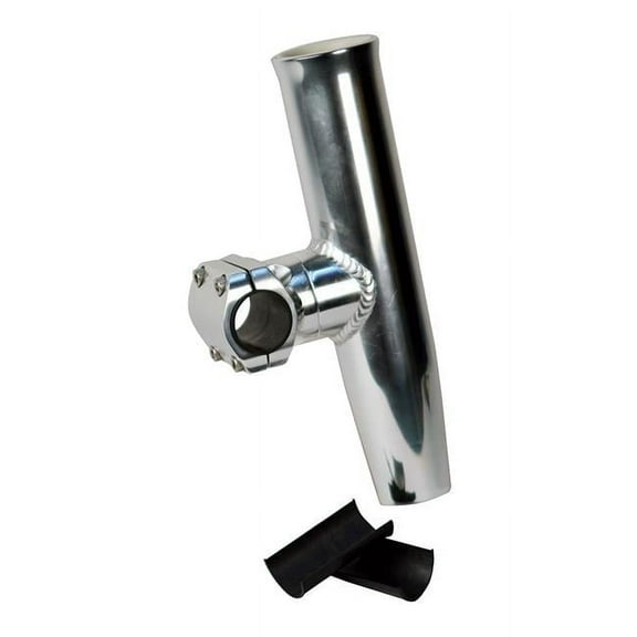 Aluminum Adjustable Mid Mount Rod Holder with Sleeve & Hex Key - 0.87 & 1 in.