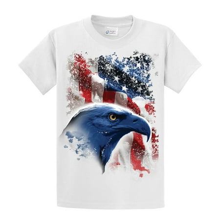 American Icon Eagle In Front Of Flag T-shirt