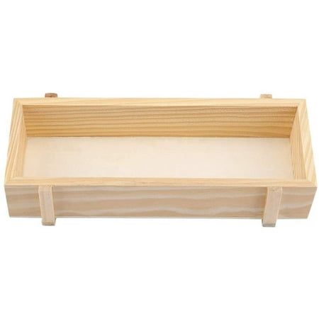 Multifunctional Storage Box Wooden Succulent Storage Box Home Storage Container Organizer for Potted Plant Makeup Study Items