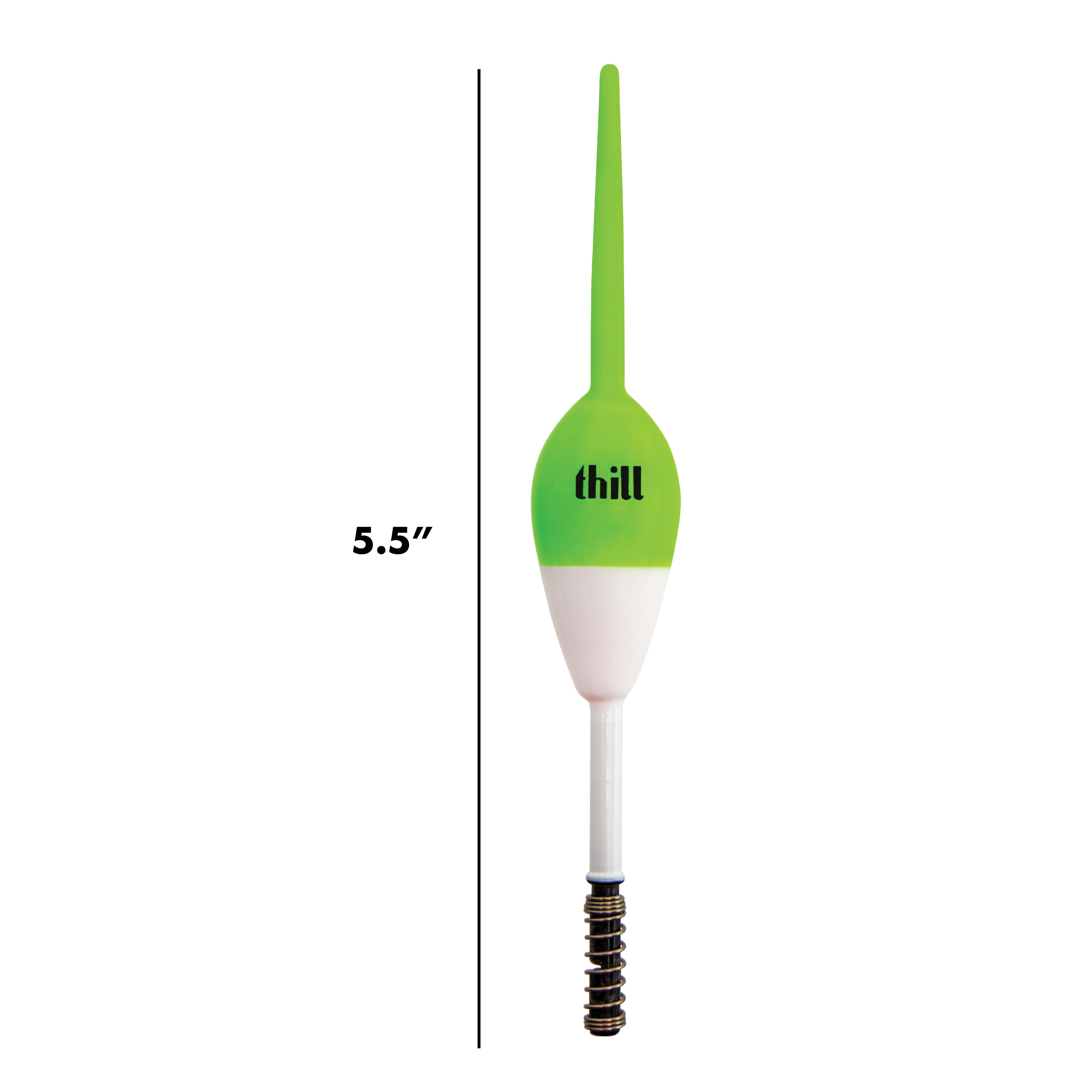 (2 pack) Thill America's Favorite Float 7/8" Oval 5 1/2" Spring Green