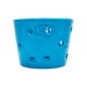 thumbnail image 5 of Maceta De Cerámica Esmaltada Para Orquídea Azul, 5 of 6
