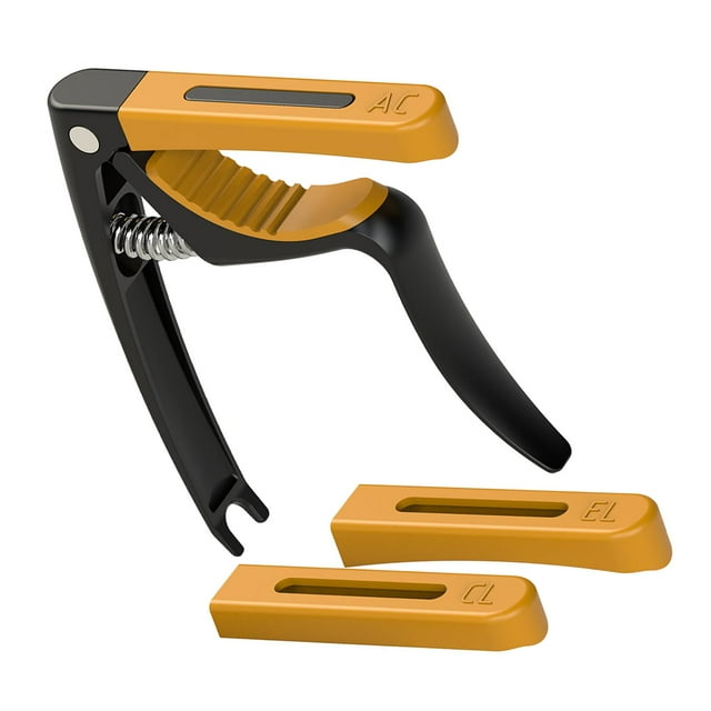 Accesorio de para guitarra, llave de abrazadera de liberación rápida, Universal, duradero, ligero, para guitarra eléctrica/clásica/acústica, 1 Negro Hugo Capo para instrumentos