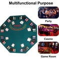 CARSTY Poker Tables Multiplayer Fold Luxury Texas Poker Table Top Texas