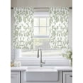 thumbnail image 5 of Green Leaf Flower Sheer Curtains 45 Inch Length 2 Panels Set for Living Room/Bedroom, Vintage Farmhouse Bohemian Spring Semi Curtain Sheers Drapes Rod Pocket Curtains Window Treatment Set 52''x45''x2, 5 of 7