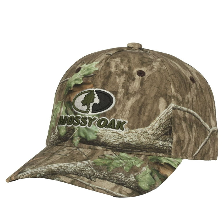 Mossy Oak Camo Hat - Adjustable Closure - One Size Fits Most