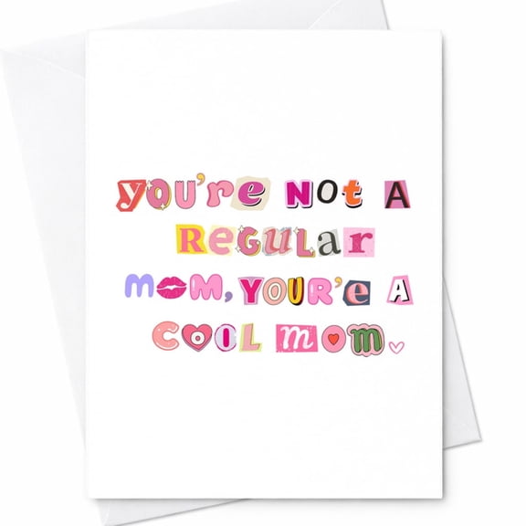 Funny Cool Mom Card, Mother's Day Card For Sister