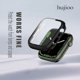 thumbnail image 5 of Screen Protector Compatible with Apple Watch Series 8 7 Case 45mm Hard PC Plating Bumper HD Tempered Glass Cover for iwatch 8 Series 7 Unisex Smartwatch Band Accessories (45mm, Black), 5 of 5
