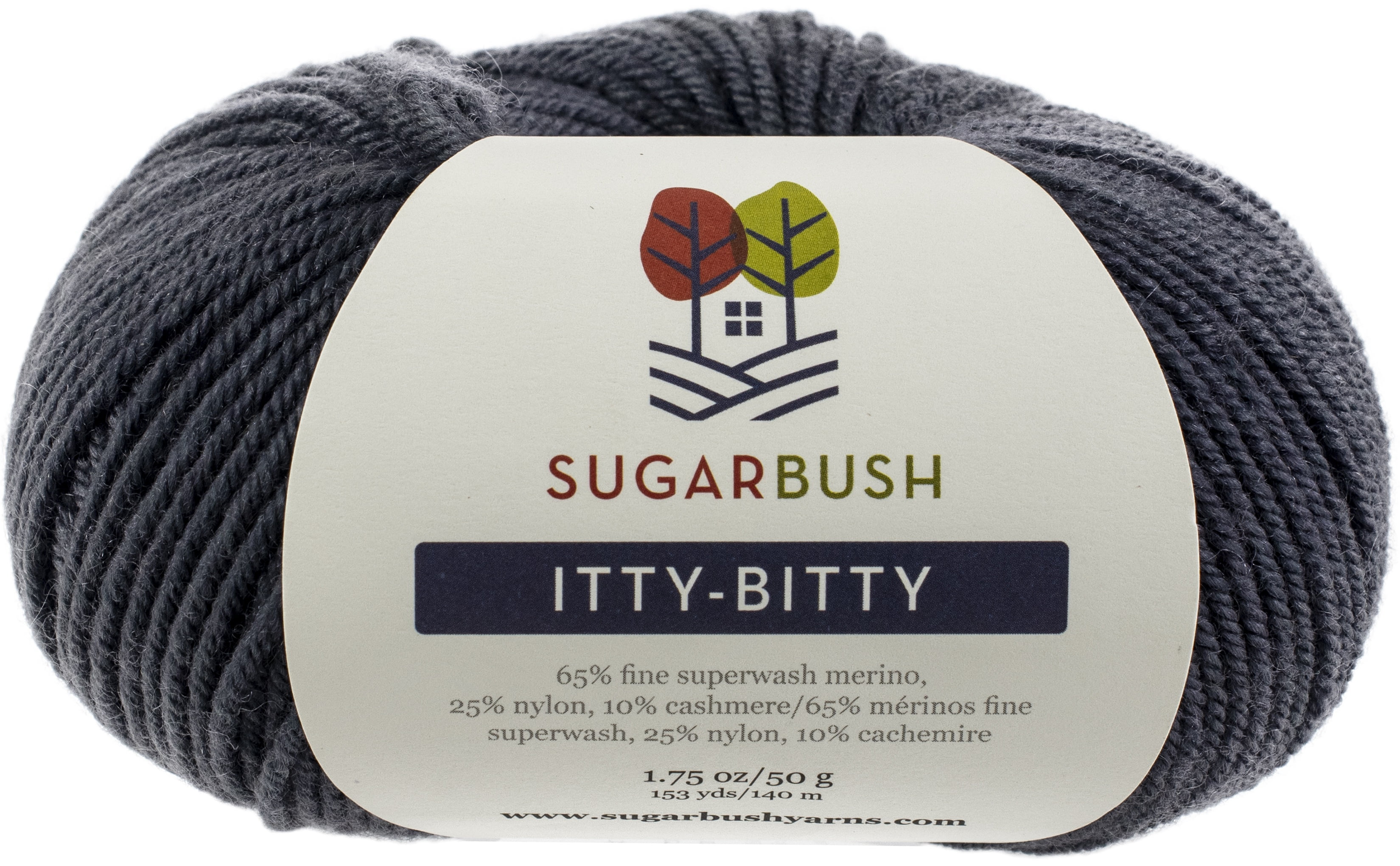 Sugar Bush 648 0055012 IttyBitty Fine Weight Yarn, Slate