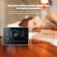 thumbnail image 3 of Mistaha Smart Heat Pump Thermostat with 4.8" LCD Touch Screen, Programmable, Non-WiFi, Black - BHP-8000L Conversion Board Included, 3 of 6