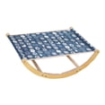 thumbnail image 2 of Cama Hamaca para Gatos, Sofá para Gatos Cama para Dormir para Gatos, Tumbona extraíble, Cama para Mascotas de Madera, Hamaca para Gatos para Muebles patrón azul Yinane Hamaca para gatos, 2 of 8