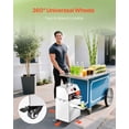 thumbnail image 6 of VEVOR Commercial Sugar Cane Juicer,800W Electric Sugarcane Juicer Machine with 661LBS/H High Output,3 Stainless Steel Rollers,Sugar Cane Press Juice Extractor Squeezer on Wheels for Home/Commercial, 6 of 9