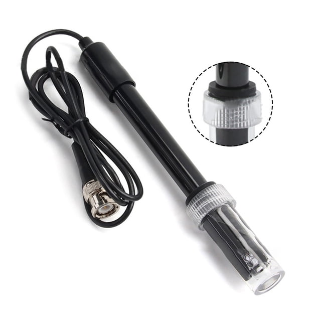 Feilian PH Replacement Electrode Probe BNC Connector Aquarium Potential Tester Multicolour
