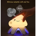 thumbnail image 4 of Luz nocturna para niños, lámpara de silicona de medusa que cambia de color con control remoto y 5 ruidos blancos para dormir, luz nocturna LED recargable, 4 of 5