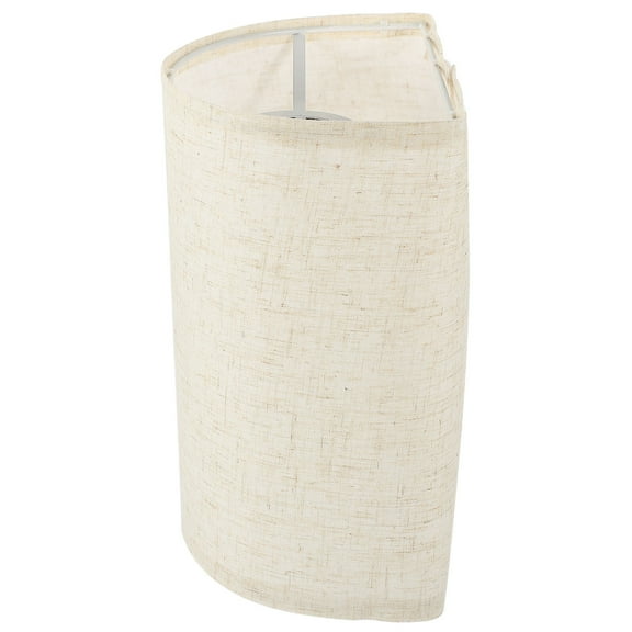 SEWCHICS Vintage Lampshade Linen Half Round Glare Protection 1Pack