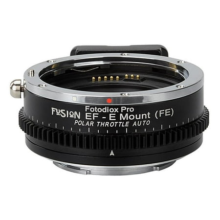 Vizelex Polar Throttle Fusion Smart AF Lens Adapter - Canon EOS EF (NOT EF-S) D/SLR Lens to Sony Alpha E-Mount Mirrorless Camera with Full Automated Functions and Built-In Circular Polarizing Filter