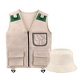 thumbnail image 1 of Kits de explorador, conjunto de exploración al aire libre para niños, chaleco, sombrero, accesorios para juegos de simulación, juegos de rol, juguetes, 1 of 8