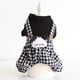 thumbnail image 1 of Autumn Winter Pet Clothing Plaid Design Black Grey Color Cotton Skirt and Jumpsuits for Choice Warm Cotton Padded Pet Clothes ShopWise Round, 1 of 6