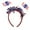 C #142, variant on Patriotic Windmill Headbands for Independence Day, Red White and Blue Tinsel Hair Ornaments for July 4th Parades and US Theme Party Gifts and Accessories