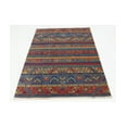 thumbnail image 5 of Gulshan Wool  Bamboo Silk Rug - 4'0'' x 5'10'', 5 of 7