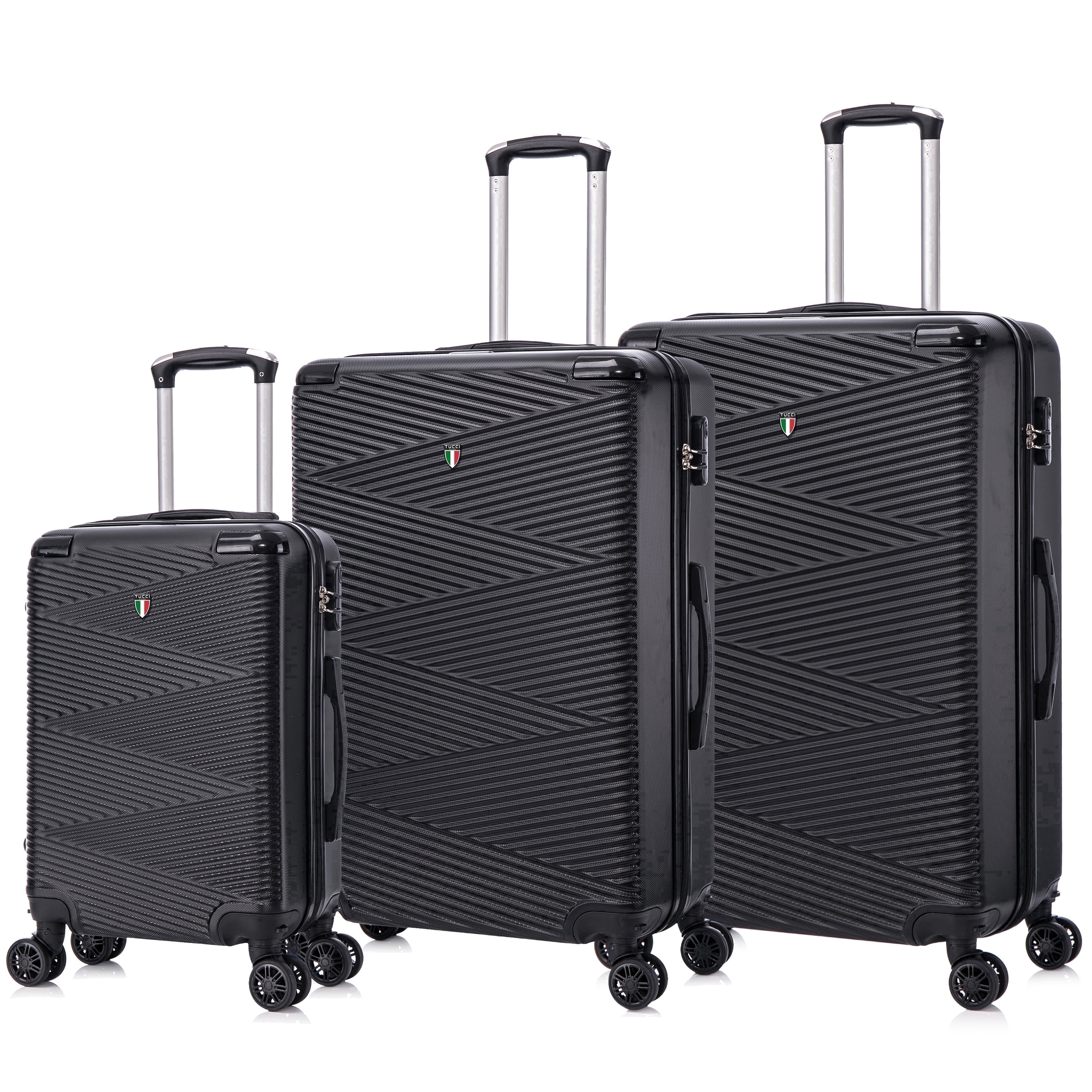 American Tourister Tranquil Black, 3-piece Hardside Spinner