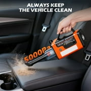 Portable Car Jump Starter with Air Compressor, 8-in-1 Car Battery Chargers with Cordless Handheld Vacuum (8.0L Gas&6.0L Diesel)Jumper Box with 150PSI Tire Inflator, 12V Battery Booster, Holiday Gifts