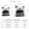 thumbnail image 2 of Comfortable Removable Soft Cat Mat Kennel Small Dog for Kitten Winter Basket Dog House Pet Supplies Cat Cushion Cat Bed M, 2 of 8