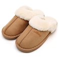 thumbnail image 2 of Womens Slipper Memory Foam Fluffy Soft Warm Slip On House Slippers, 2 of 5