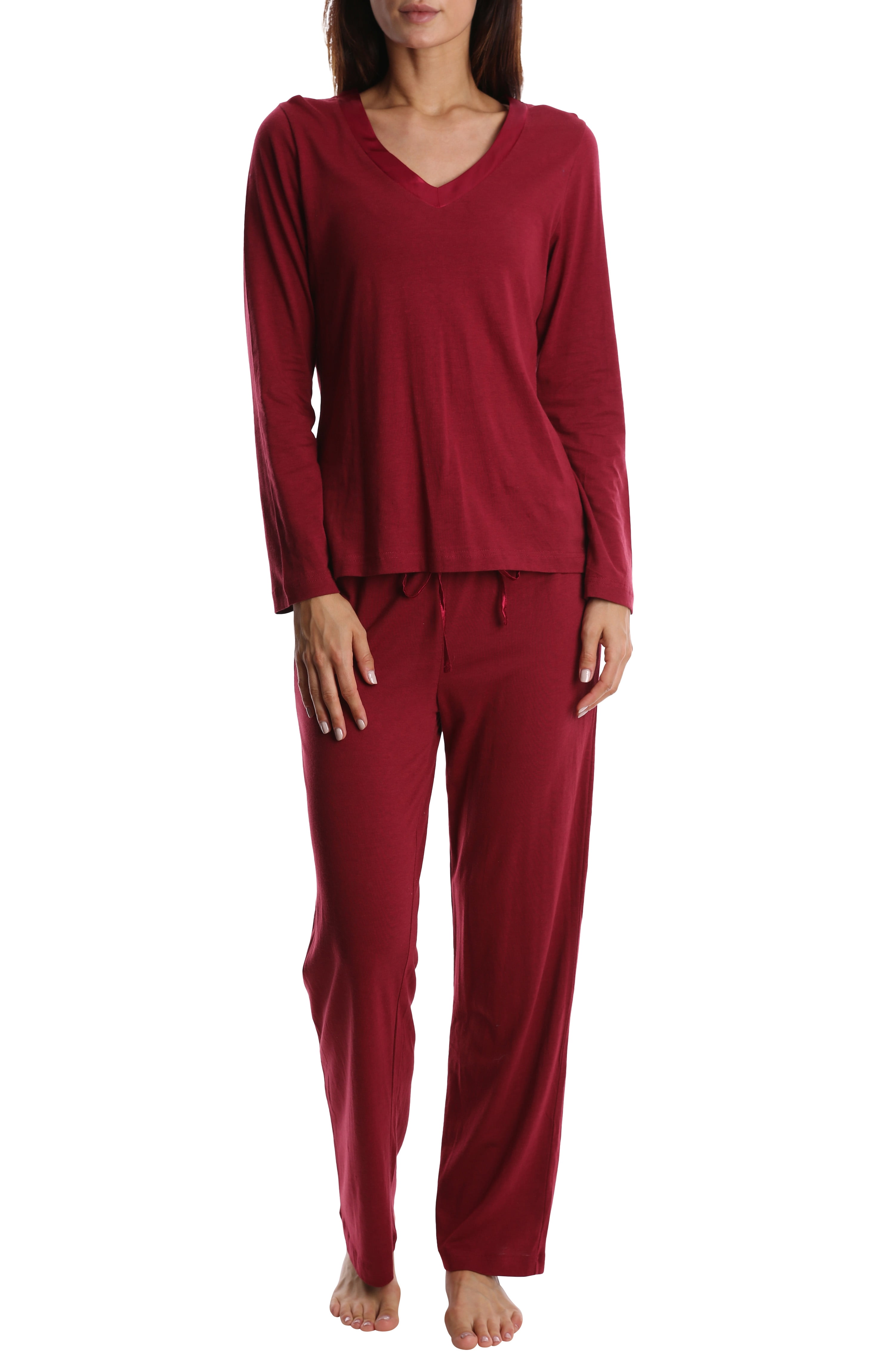 Nouveau Women's Super Soft Pajama Pants & Nightshirt Sleep Set Ladies