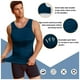 thumbnail image 3 of pstuiky Camisetas sin mangas para hombre, Fajas moldeadoras para hombre, corsé elástico de cintura alta, sin mangas, cuello redondo Camisas para hombres xl, 3 of 4