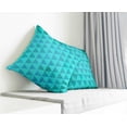 thumbnail image 4 of VargottamSquare Pillow Cover - Decorative Pillow Covers20x20 Inches,PrintedTeal BlueThemePillowcase, DecorativeSquareCushionCovers, 4 of 4