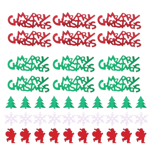 EeaseCA 3 Packs Christmas Sequins Confetti Party Confetti Decor Christmas Table Decor