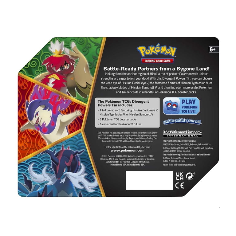 Pokmon Trading Cards: Divergent Powers Tin