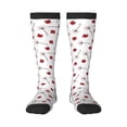 thumbnail image 2 of Lsque Ladybug With Dandelion Printed Crew Socks Men's Women's LightWeight Thin Casual Calf Socks ,Knee High Socks,Cotton Socks, 2 of 9